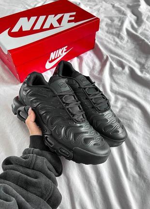 Мужские кроссовки nike air max plus drift 'triple black carbon fiber'
