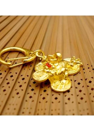 Брелок символи фен шуй жаба багатства символізує багатство й процвітання