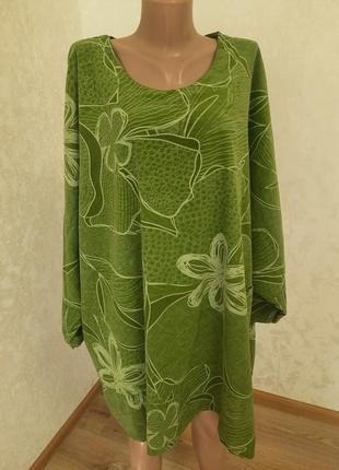 Шикарная вельветовая туника оверсайз микровельвет италия