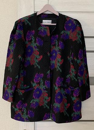 Hans erros жакет, шерсть, шелк, винтаж