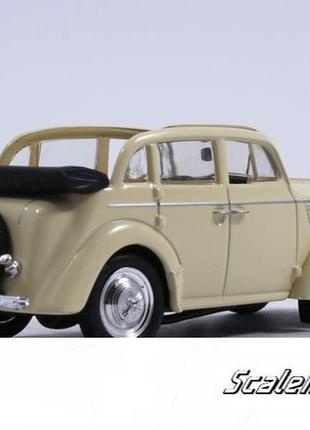 Масштабна модель москвич 400-420а. наш автопром. масштаб 1:432 фото