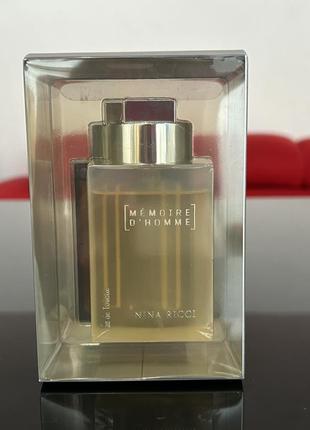 Вінтажний набір nina ricci memoire d'homme (60+60 мл)