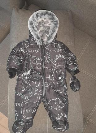 Зимовий комбінезон унісекс 0-3 міс