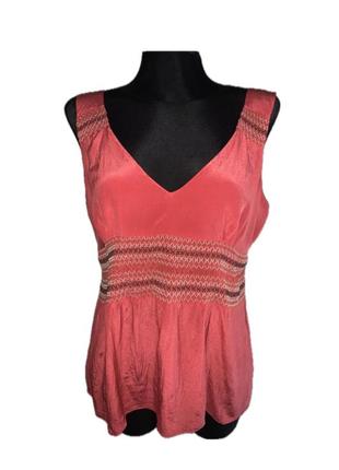 Шелк 100% блуза из натурального warehouse, silk and cashmere