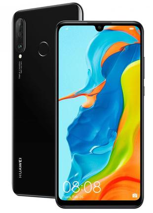 Смартфон huawei p30 lite 6/128 gb midnight black 2сим ltps 6.15" 8ядер 48+8+2/24мп gps 3340mah