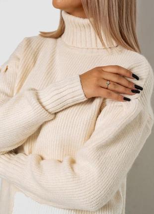 Женский  свитер  полушерстяной 8
