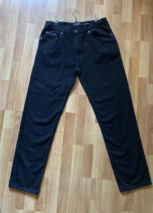 Черные джинсы pierre cardin denim из плотной ткани