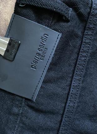 Чорні джинси pierre cardin denim з цупкої тканини2 фото