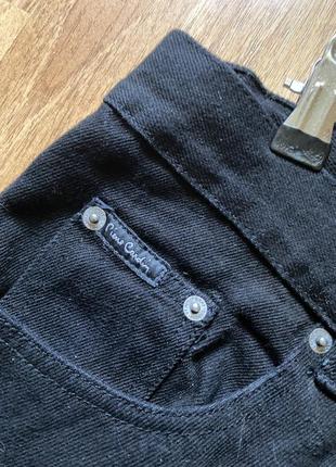 Чорні джинси pierre cardin denim з цупкої тканини4 фото