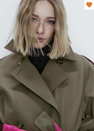 Актуальный тренч massimo dutti 7