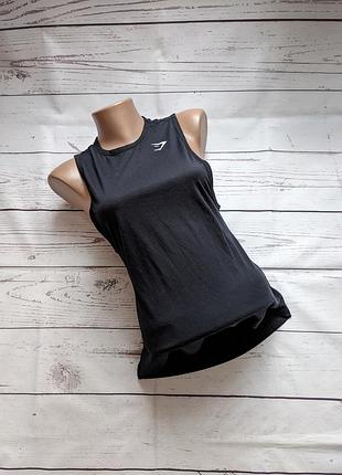 Спортивная черная майка от gymshark