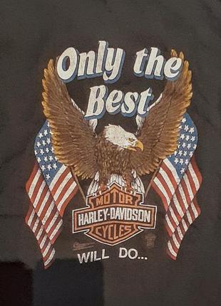 Винтажная футболка harley davidson