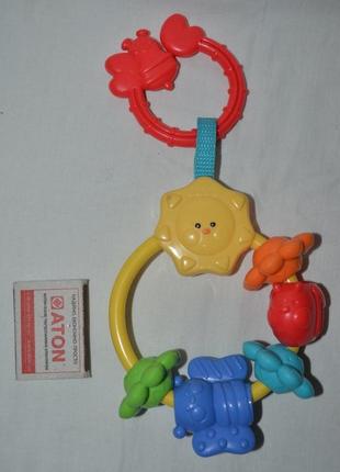 Фирменная подвеска - прорезыватель "солнышко" от fisher price