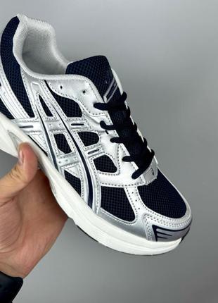 Чоловічі кросівки asics gel-1130 silver blue1 фото