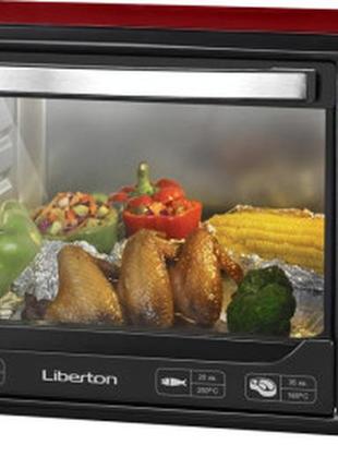 Электродуховка liberton leo-480-red