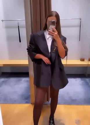 Пиджак оверсайз / пиджак мужского кроя / жакет / ателье