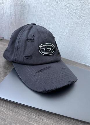 Кепка в стилі diesel джинсова