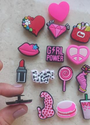 Джибитсы/jibbitz/джибітси на крокси /crocs/кроксы4 фото