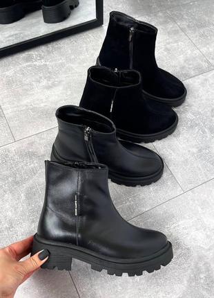 Кожаные сапоги женские 36-40