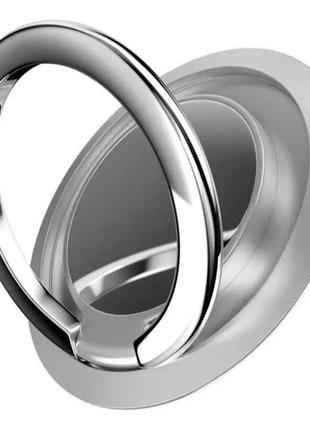 Попсокет, тримач-кільце для телефона (срібний) арт. 05659