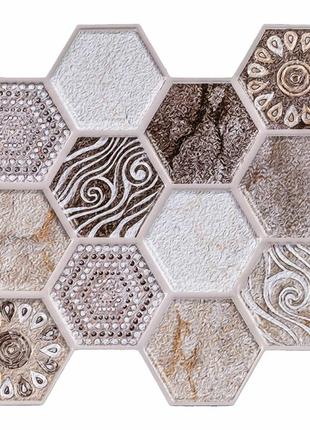 Декоративна пвх плитка на самоклейці винтажная 280х300х5мм, ціна за 1 шт. (спп-507) sw-00001136