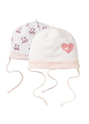 Шапки, бавовняні, набір шапок, брендові, нові