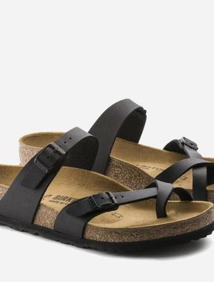 Сланці в’єтнамки  birkenstock оригінал нові біркенсток шкіряні ортопедичні чорні шльопки шльопанці капці сандалі босоніжки