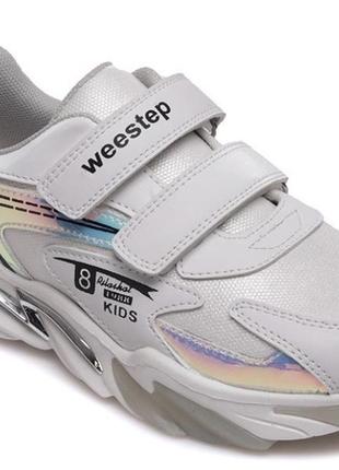 Белые кроссовки для девочки webestep