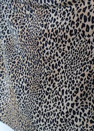 Юбка h&m divided леопард4 фото