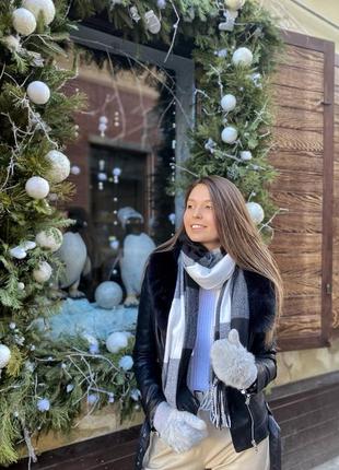Куртка з еко шкіри та з еко хутром на теплій підкладці