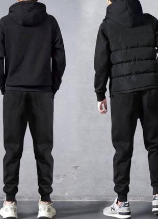 Костюм тройка (худи, штаны, жилет)