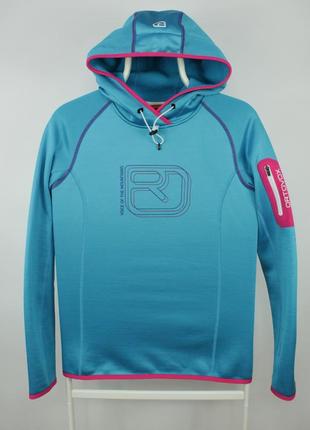 Шерстяное флисовое худи кофта ortovox women's merino inside fleece hooded jacket