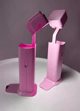 Настольная лампа фонарь power bank xanes . розовый