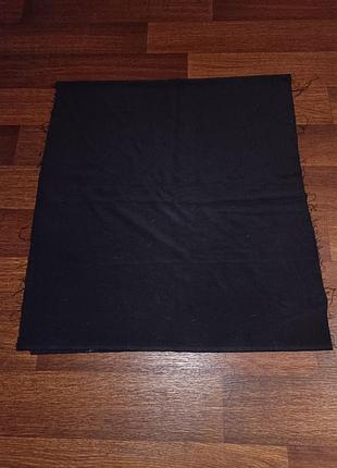 Отрез костюмной ткани черная