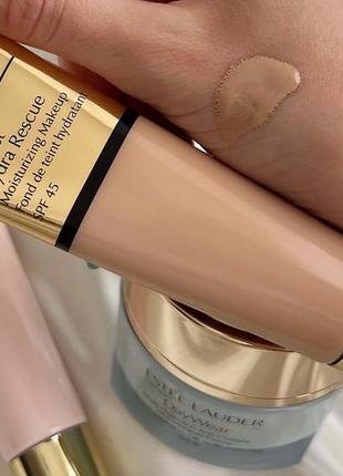 Увлажняющий тональный крем, estee lauder futurist hydra rescue spf45, 2n1