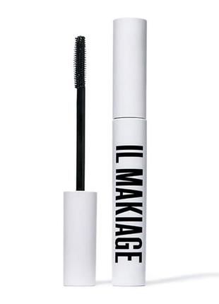 Туш для вій il makiage black card mascara lift, curl & lengthen mascara. оригінал