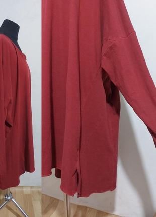 Котоновая увесистая туника оверсайз rundholz