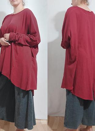 Котоновая увесистая туника оверсайз rundholz