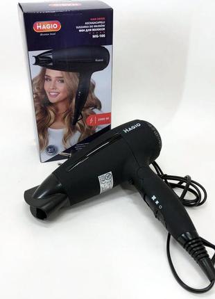 Фен magio mg-166, классический фен для волос, электрический фен для сушки волос, фены для сушки волос