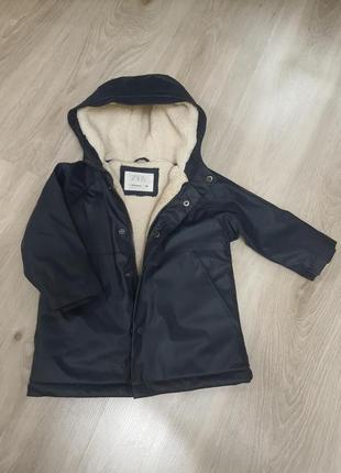 Утепленный дождевик куртка парка zara 80 размер