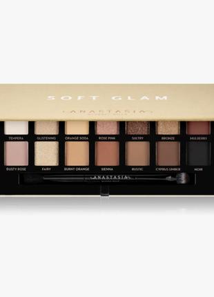 Anastasia beverly hills norvina eyeshadow palette eyeshadow palette soft glam палетка тіней