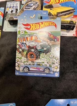 Hot wheels volkswagen caddy blue новий
