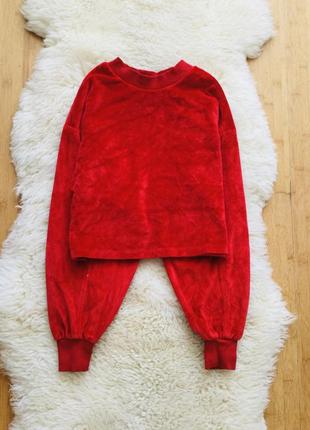 Matalan 11 рок. велюровий кроп топ на манжетах. натуральний 80% бавовна. стан нового. довжина 41; по