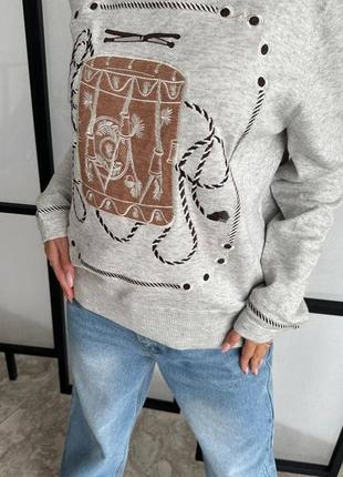 Джемпер в стилі hermes 3