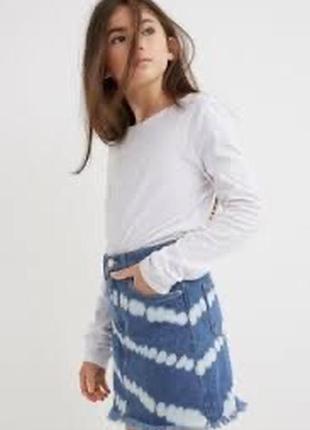 H&m дуже класна джинсова спідничка тай дай