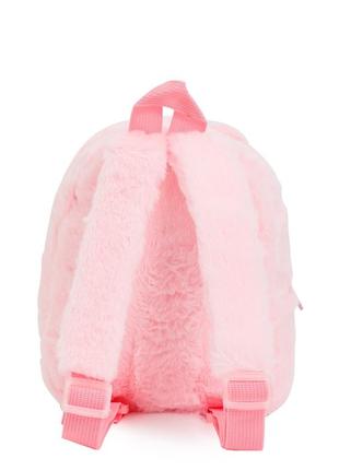 Пухнастий рюкзак для дівчинки маленький7 фото