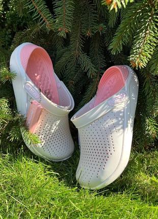 Женские кроксы сабо crocs literide clog car идеальные crocs для ваших ножек crocs literide