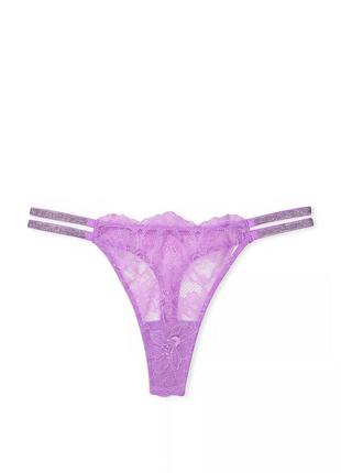 Трусики very sexy shine strap thong panty victorias secret8 фото