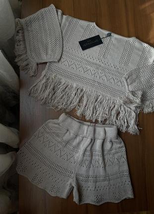 Костюм шорты+кофта