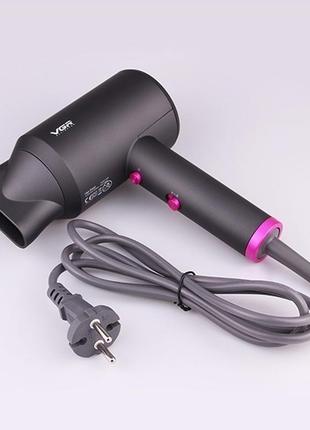 Профессиональный фен для сушки и укладки волос 2000 вт vgr v - 400 pro серый